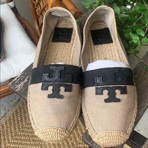 Tory Burch espadrilles black logo